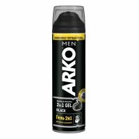 Гель для гоління ARKO Black 2 в 1 200 мл Фото
