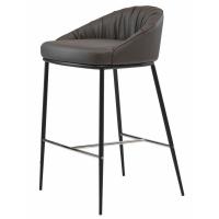 Кухонный стул Concepto Sheldon напівбарний сірий графіт Фото