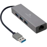 Концентратор Cablexpert USB-A to Gigabit Ethernet, 3 Ports USB 3.1 Gen1 Фото