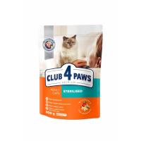 Сухий корм для кішок Club 4 Paws Преміум. Для стерилізованих 300 г Фото