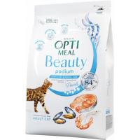 Сухий корм для кішок Optimeal Beauty Podium на основі морепродуктів 1.5 кг Фото