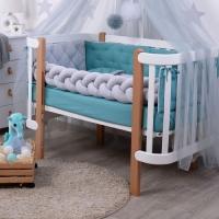 Детский постельный набор Верес Velour Grey-tiffany Фото
