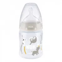 Бутылочка для кормления Nuk First Choice Plus Сафарі 150 мл Бежева Фото
