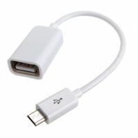 Дата кабель Lapara OTG USB 2.0 AF to Micro 5P 0.16m white Фото