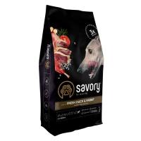 Сухой корм для собак Savory Adult All Breeds rich in Fresh Duck and Rabbit 12 Фото