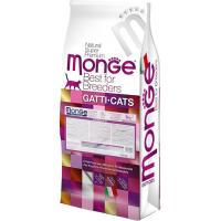 Сухой корм для кошек Monge Cat Sterilised со вкусом курицы и лосося 10 кг Фото
