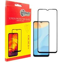 Стекло защитное Dengos Full Glue для Oppo A55 (black) Фото
