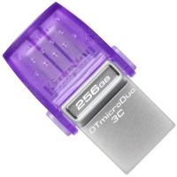 USB флеш накопичувач Kingston 256GB DataTraveler microDuo 3C USB 3.2/Type C Фото