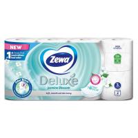 Туалетний папір Zewa Deluxe Жасмин 3 шари 8 рулонів Фото