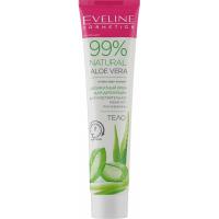 Крем для депиляции Eveline Cosmetics Natural Aloe Vera для чутл. шкіри ніг, рук і бікін Фото