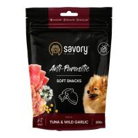 Лакомство для собак Savory с антипаразитарным эффектом, тунец и чеснок 200 г Фото