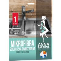 Салфетки для уборки Anna Zaradna из микрофибры двухсторонняя 1 шт. Фото