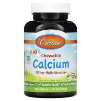 Минералы Carlson Кальций Детский, вкус ванили, Kid's, Chewable Calc Фото