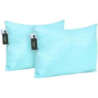 Подушка MirSon Набор с Тенсель 1607 Eco Light Blue средние Фото
