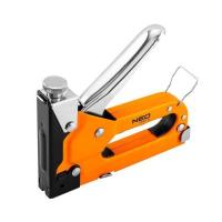 Степлер строительный Neo Tools 3 в 1, 4-14 мм, тип скоб G, L, E, регулировка заби Фото