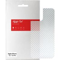 Плівка захисна Armorstandart back side Apple iPhone 12 / 12 Pro Carbone Silver Фото