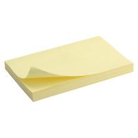 Папір для нотаток Axent 75x125мм, 100 аркушів жовтий Фото
