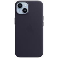 Чехол для мобильного телефона Apple iPhone 14 Leather Case with MagSafe - Ink Фото