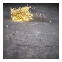 Гирлянда Luca Lighting кластер серебряная струна, 15 м, теплый белый Фото