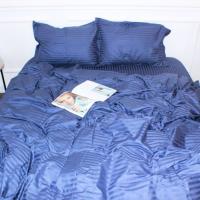 Постельное белье MirSon SatinStripe 30-0020SmokyBlue 110х140 Детский Фото