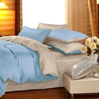 Постельное белье MirSon Сатин Premium 0843 + 0841 Sandra Евро Фото