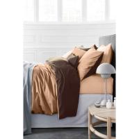 Постельное белье MirSon Сатин Premium Cappuccino 0165+0211 143х210 Фото