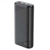 Батарея універсальна XO 20000mAh, PD/20W, QC/18W, Type-C & USB-A, black Фото