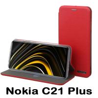 Чохол до мобільного телефона BeCover Exclusive Nokia C21 Plus Burgundy Red Фото
