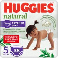 Подгузники Huggies Natural Pants Mega 5 (12-17 кг) 38 шт Фото