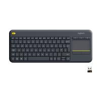 Клавиатура Logitech K400 Plus Touch Wireless UA Black Фото