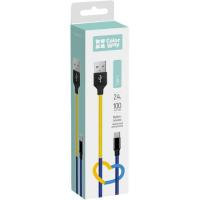 Дата кабель ColorWay USB 2.0 AM to USB-C 1.0m National Фото