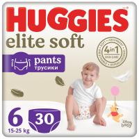 Підгузки Huggies Elite Soft 6 (15-25 кг) Mega 30 шт Фото