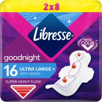 Гигиенические прокладки Libresse Ultra Goodnight Large 16 шт. Фото