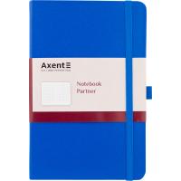 Книга записная Axent Partner, 125x195 мм, 96 аркушів, клітинка, блакитн Фото