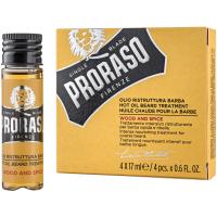 Олія для догляду за бородою Proraso Wood & Spice розігріваюча 4 x 17 мл Фото