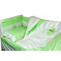 Дитячий постільний набір Руно Кошенята салатовий 60х120, 4 предмета Фото