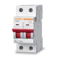 Автоматичний вимикач Videx RS4 RESIST 2п 25А С 4,5кА Фото