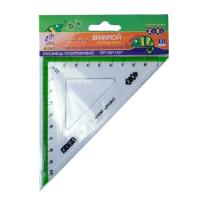 Линейка ZiBi Kids Line Угольник 100мм с салатовой полоской, бли Фото
