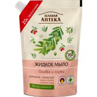 Жидкое мыло Green Pharmacy Оливка и годжи дой-пак 460 мл Фото