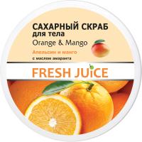Скраб для тіла Fresh Juice Orange & Mango цукровий 225 мл Фото