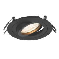 Светильник точечный Videx під лампу GU10 врізний Круглий Чорний Фото