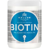 Маска для волос Kallos Cosmetics Biotin для росту волосся з біотином 1000 мл Фото
