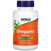 Трави Now Foods Орегано, 450 мг, Oregano, 100 вегетаріанських капс Фото