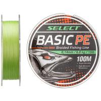 Шнур Select Basic PE 100m Light Green 0.12mm 12lb/5.6kg Фото