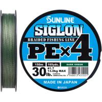 Шнур Sunline Siglon PE н4 150m 1.7/0.223mm 30lb/13.0kg Dark Gre Фото