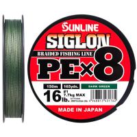 Шнур Sunline Siglon PE х8 300m 1.5/0.209mm 25lb/11.0kg Dark Gre Фото