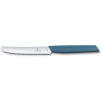 Кухонный нож Victorinox Swiss Modern TomatoSausage 11см Blue Фото
