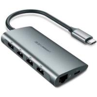 Концентратор Ugreen USB3.0 Type-C to USB 3.0x3/HDMI/RJ45/SDTF/PD CM121 Фото