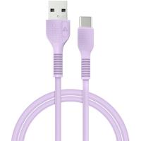 Дата кабель ACCLAB USB 2.0 AM to Type-C 1.2m AL-CBCOLOR-T1BK Purple Фото
