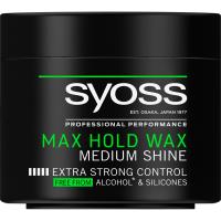 Воск для волос Syoss Max Hold для гладкого, блискучого волосся Фіксація Фото